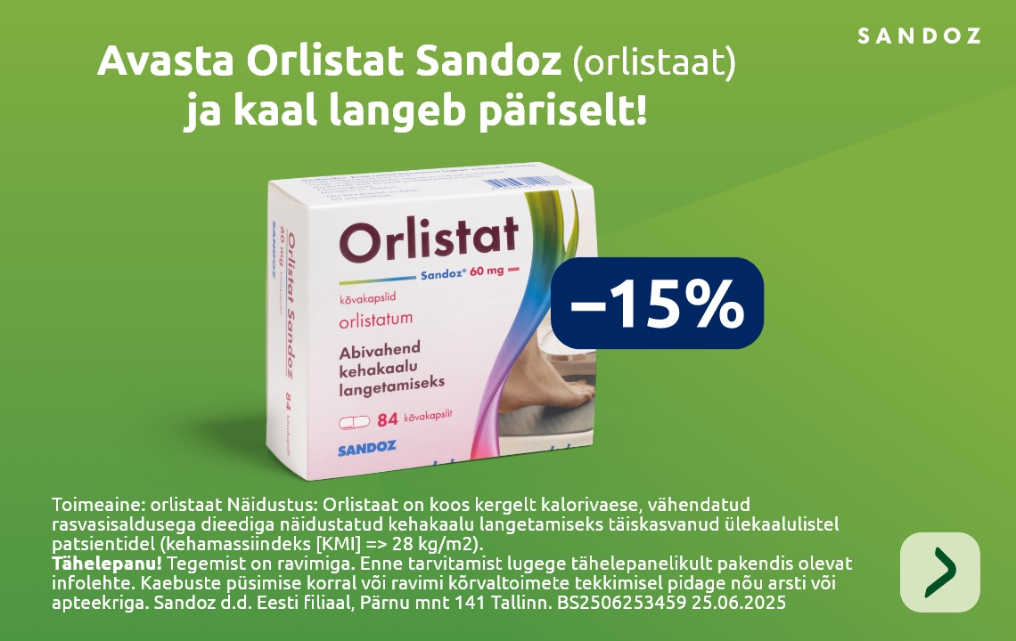 Orlistat -15%