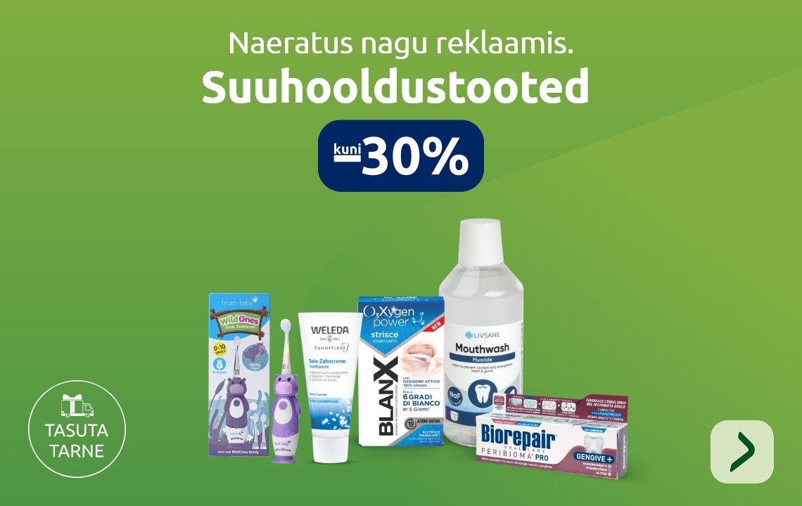 Suuhooldustooted kuni -30%