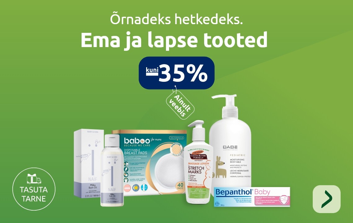 Ema ja lapse tooted kuni -35%