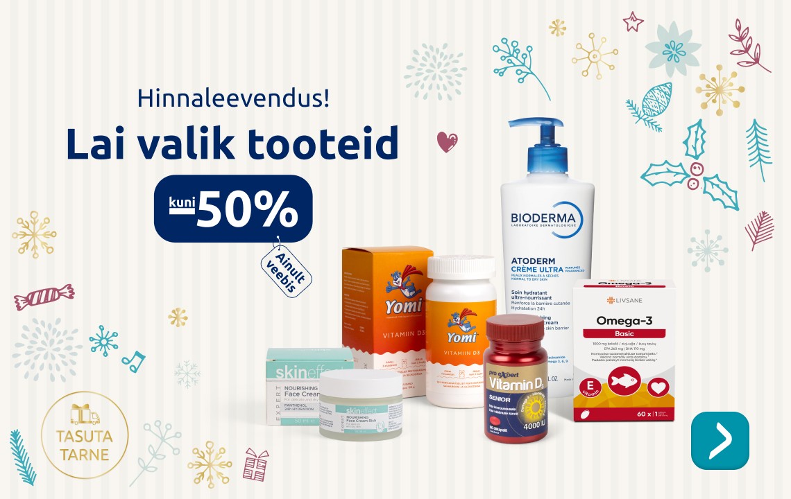 Hinnaleevendus! Lai valik tooteid kuni -50%