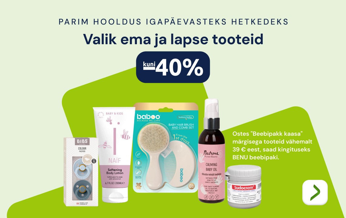 Valik ema ja lapse tooteid kuni -40%