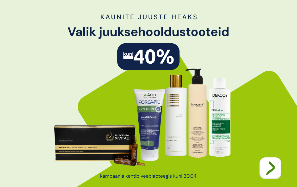 Valik juuksehooldustooteid kuni -40%