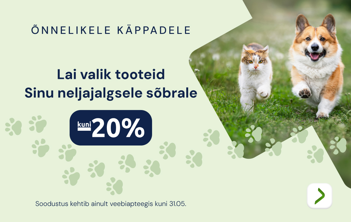 Lemmiklooma  tooted kuni -20%