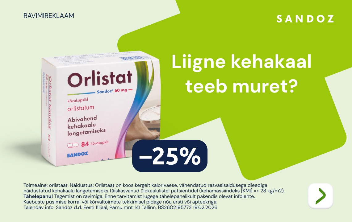 Orlistat -25%