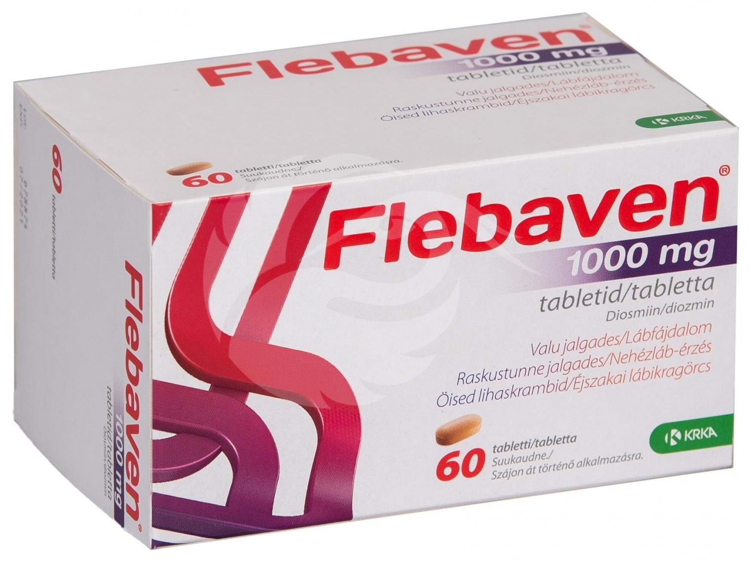 Flebaven tbl 1000mg N60 | BENU Veebiapteek