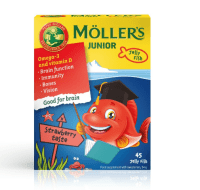 MÖLLER'S JUNIOR GEELKALAKESED MAASIKAMAITSELISED N45