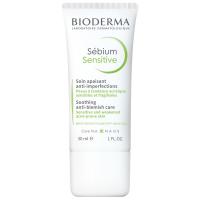 BIODERMA SEBIUM SENSITIVE NÄOREEM AKNELISELE NAHALE 30ML
