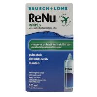 RENU MULTI PLUS KONTEINER + KONTAKTLÄÄTSE.DESINFITSEERIMISE LAHUS 100ML