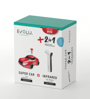 EVOLU INHALAATOR SUPER CAR + KONTAKTIVABA TERMOMEETER