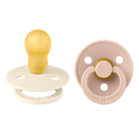 BIBS RÕNGASLUTT 18+ KUUD IVORY/BLUSH N2