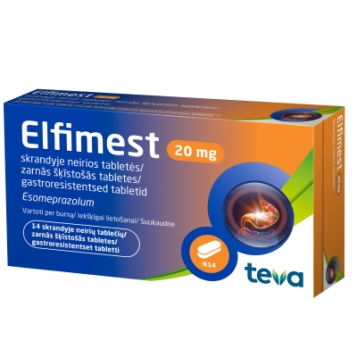 ELFIMEST GASTRORESIST TBL 20MG N14