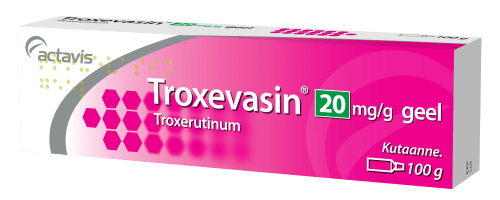 TROXEVASIN GEEL 20MG 1G 100G N1