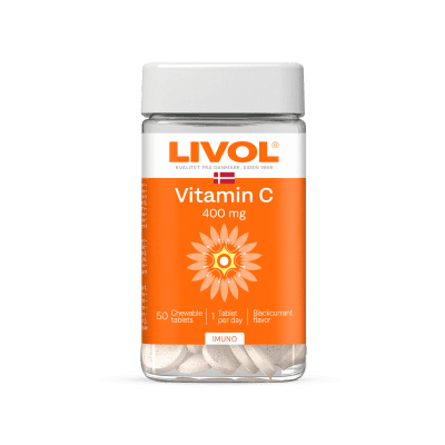 LIVOL VITAMIIN C NÄRIMISTBL MUSTSÕSTRAMAITSELINE N50