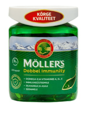 MÖLLER'S DOBBEL IMMUNITY KAPSLID N100