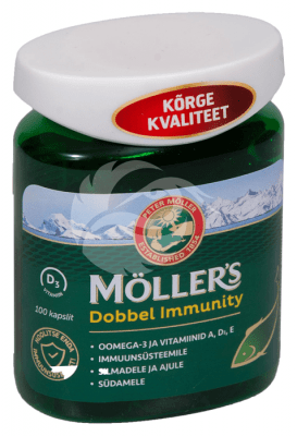 Möller's Dobbel Immunity kapslid N100