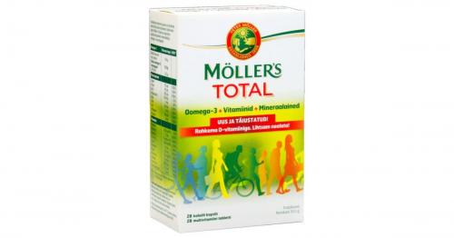 MÖLLER'S TOTAL CAPS 28 KALAÕLI+28 VITAM-MINERAALID