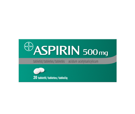 ASPIRIN TBL 500MG N20