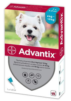 ADVANTIX TÄPILAHUS 500MG+100MG 1ML 1ML N1