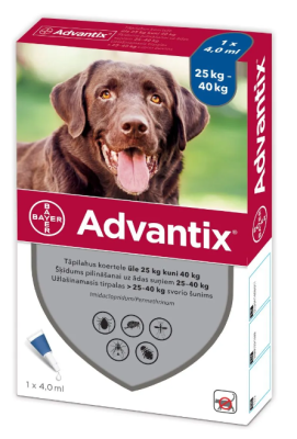 ADVANTIX TÄPILAHUS 500MG+100MG 1ML 4ML N1