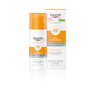 EUCERIN SUN PÄIKESEKAITSE GEEL KREEM NÄOLE SPF50 50ML