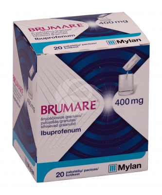 BRUMARE KIHISEVAD GRAANULID 400MG N20