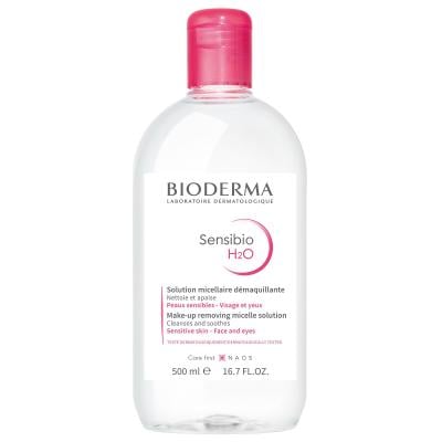 BIODERMA SENSIBIO H2O MITSELLAAR VESI TUNDLIKULE NAHALE 500ML