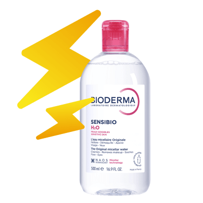 BIODERMA SENSIBIO H2O MITSELLAAR VESI TUNDLIKULE NAHALE 500ML