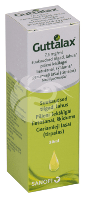 GUTTALAX SUUKAUDSED TILGAD LAHUS 7.5MG 1ML 30ML N1