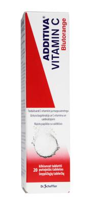 ADDITIVA VITAMIN C BLUTORANGE KIHISEV TBL. 1G N20