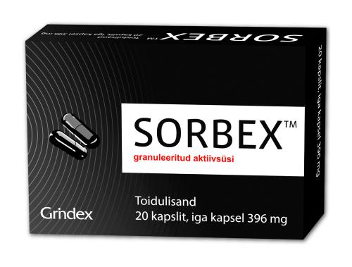 SORBEX KAPSLID 396MG N20