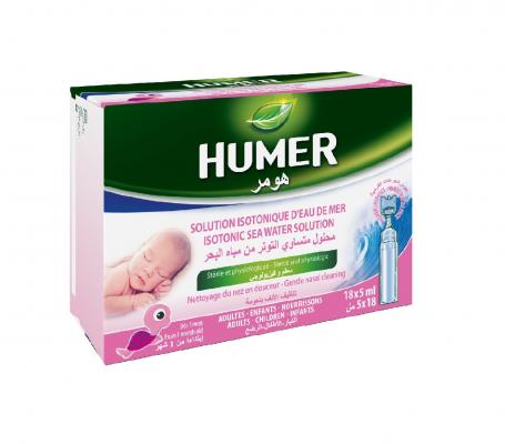 HUMER UNIDOSES ISOTOONILISE MEREVEE AMPULLID 5ML N18
