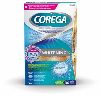 COREGA PROTEESIPUHASTUSTABLETID WHITENING N30
