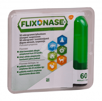 FLIXONASE NINASPREI SUSPENSIOON 50MCG 1PIHUSTUS 60ANNUST N1