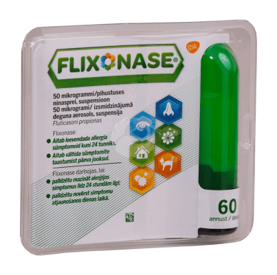 FLIXONASE NINASPREI SUSPENSIOON 50MCG 1PIHUSTUS 60ANNUST N1