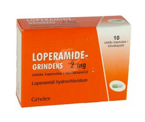 LOPERAMIDE-GRINDEKS KÕVAKAPSEL 2MG N10