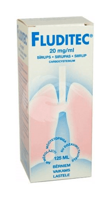 FLUDITEC SIIRUP 20MG 1ML 125ML N1