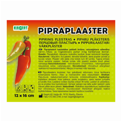 KAIGERT PIPRAPLAASTER 12X16CM
