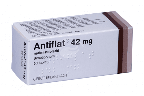 ANTIFLAT NÄRIMISTABLETT 42MG N50