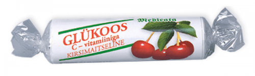GLÜKOOS+VITAMIIN C TROPSID 30MG KIRSS N10