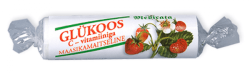 GLÜKOOS+VITAMIIN C TROPSID 30MG MAASIKAS N10