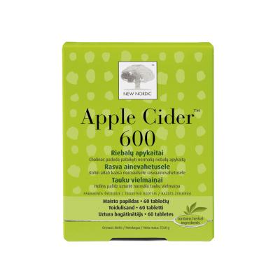 APPLE CIDER TBL 600MG N60