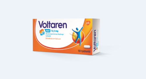VOLTAREN AKTI ÕHUKE POLÜMEERKATTEGA TBL 12.5MG N10
