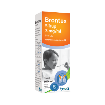 BRONTEX SIIRUP SIIRUP 3MG 1ML 100ML N1