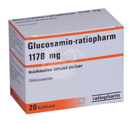 GLUCOSAMIN-RATIOPHARM 1178 MG SUUKAUDNE LAHUSE PULBER 1178MG N20