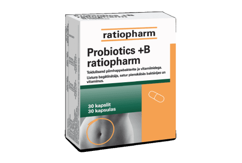 PROBIOTICS+B RATIOPHARM CAPS 390MG N30