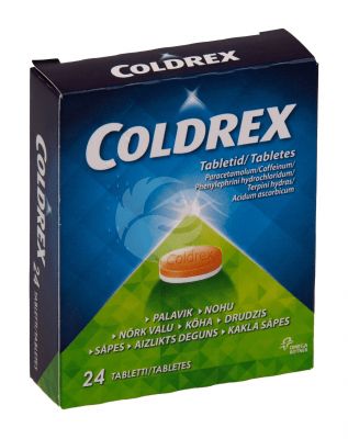 COLDREX TBL 500MG+5MG+20MG+30MG+25MG N24