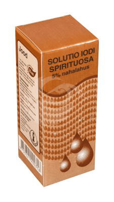 Solutio Iodi Spirituosa. Joodilahus 5% 20ml /tilguti