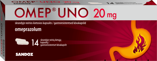 OMEP UNO GASTRORESIST KÕVAKAPS 20MG N14