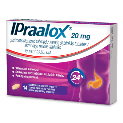 IPRAALOX GASTRORESIST TBL 20MG N14