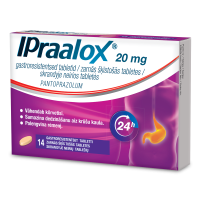 IPRAALOX GASTRORESIST TBL 20MG N14
